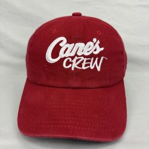Raising Cane's Hat Cane's Crew Unisex OSFM Maroon Red One Love Side Patch